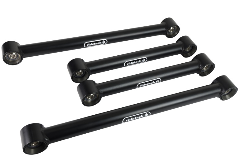 Ram 1500 Suspension Traction Bar - Rear - Ridetech - StrongArms with R-Joints - Satin Black - `09-`26
