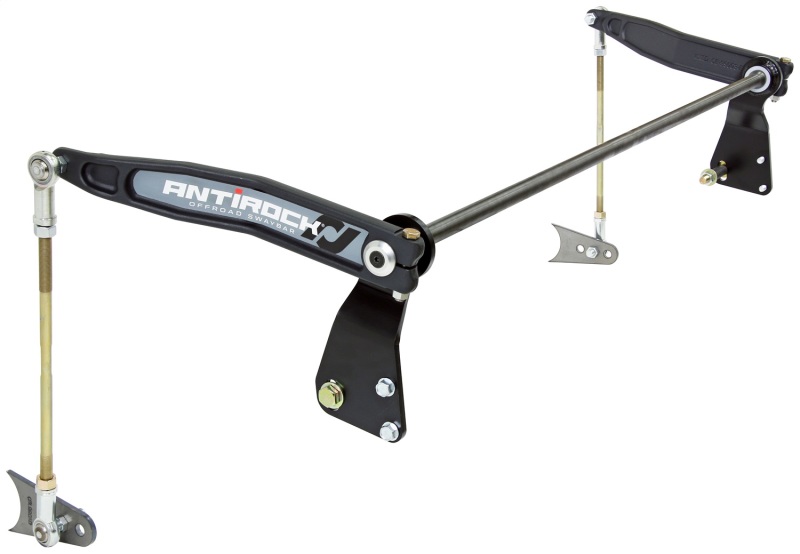 Jeep Wrangler Sway Bar Kit - Rear - RockJock - Antirock, Forged Arms, Bolt-On - Semi-gloss black - `97-`06 Jeep Wrangler Sway Bar Kit - Rear - RockJock - Antirock, Forged Arms, Bolt-On - Semi-gloss black - `97-`06