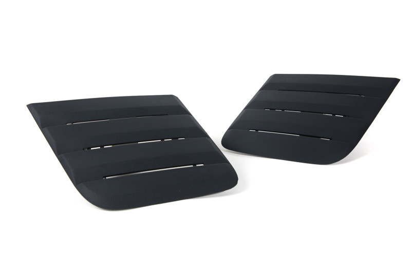 Ford Mustang Heat Extractors - Roush - Hood - Raw black - `18-`23 Ford Mustang Heat Extractors - Roush - Hood - Raw black - `18-`23