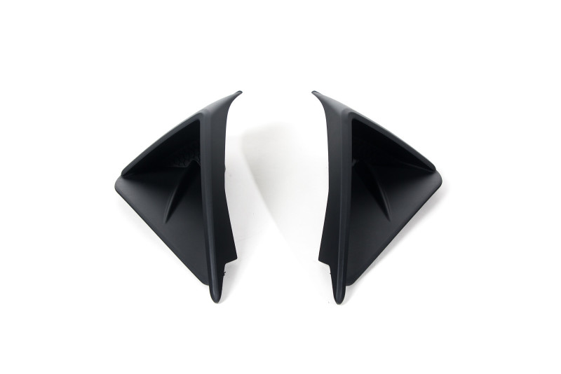 Ford Mustang Fascia Corner Pockets - Front - Roush - Black Stipple - `18-`23 Ford Mustang Fascia Corner Pockets - Front - Roush - Black Stipple - `18-`23