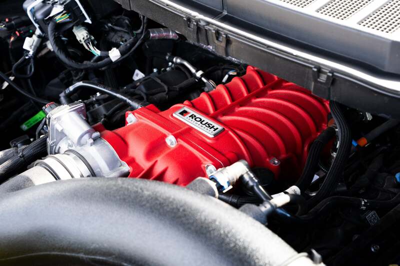 Ford F-150 Supercharger Kit - Roush - 705HP Red Edition - Red - `21-`26