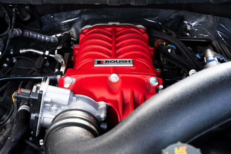 Ford F-150 Supercharger Kit - Roush - 705HP Red Edition - Red - `21-`26