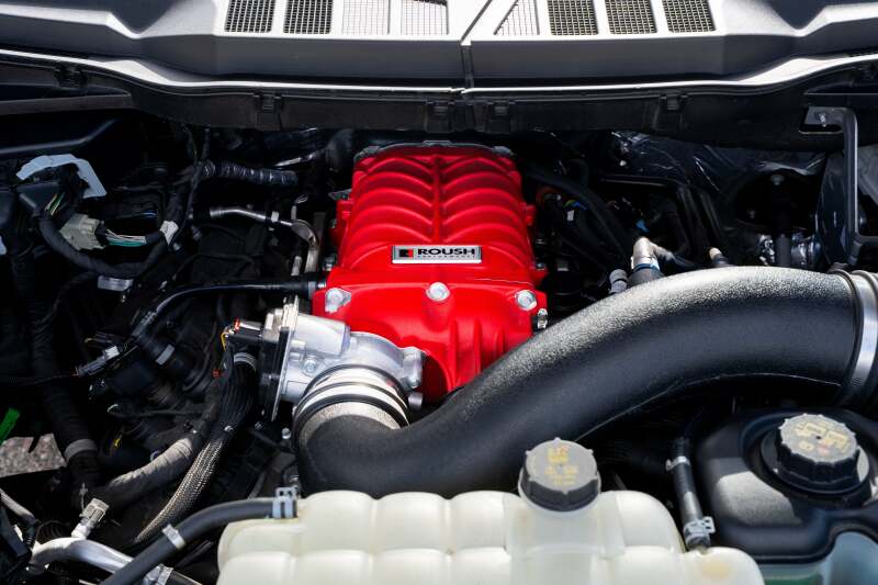 Ford F-150 Supercharger Kit - Roush - 705HP Red Edition - Red - `21-`26