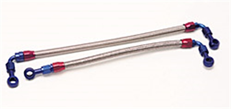 Acura Integra Fuel Hose Kit - Russell - Stainless Steel Braided Hoses and Anodized Aluminum Hose Ends - `94-`01