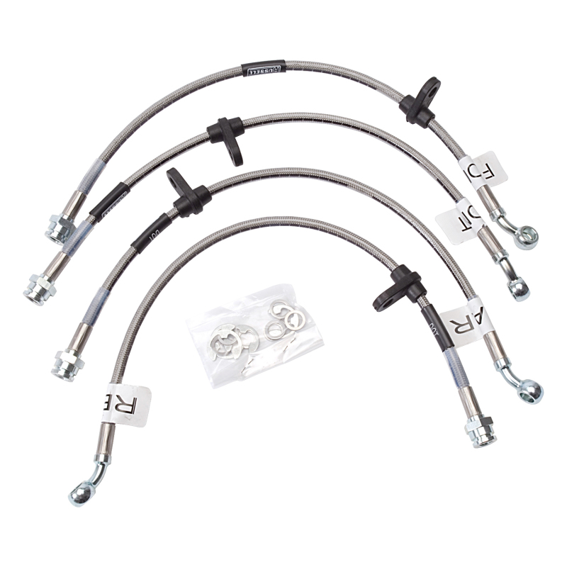 Honda Civic Coupe Si Brake Line Kit - Russell - `99-`02