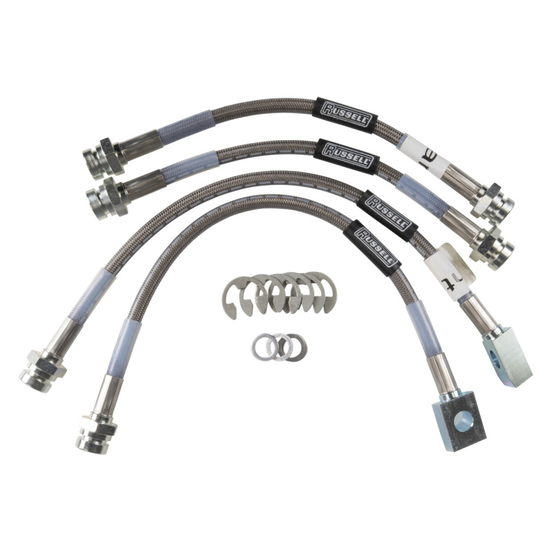 Pontiac Sunfire Brake Line Kit - Russell - Stainless Steel Braided - `95-`04