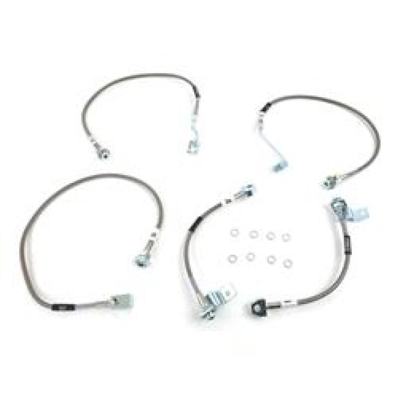 Ford F-250 Brake Line Kit - Russell - Stainless Steel Braided - `99-`04