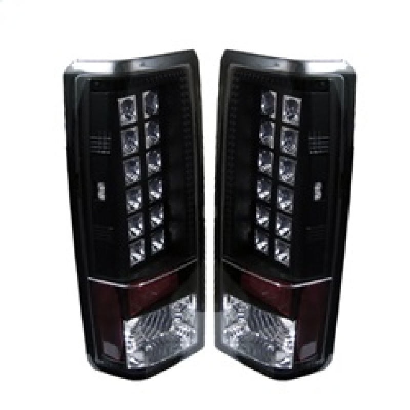 Chevrolet Safari LED Tail Lights - SPYDER - ALT-YD-CAS85-LED-BK - Black - `85-`05