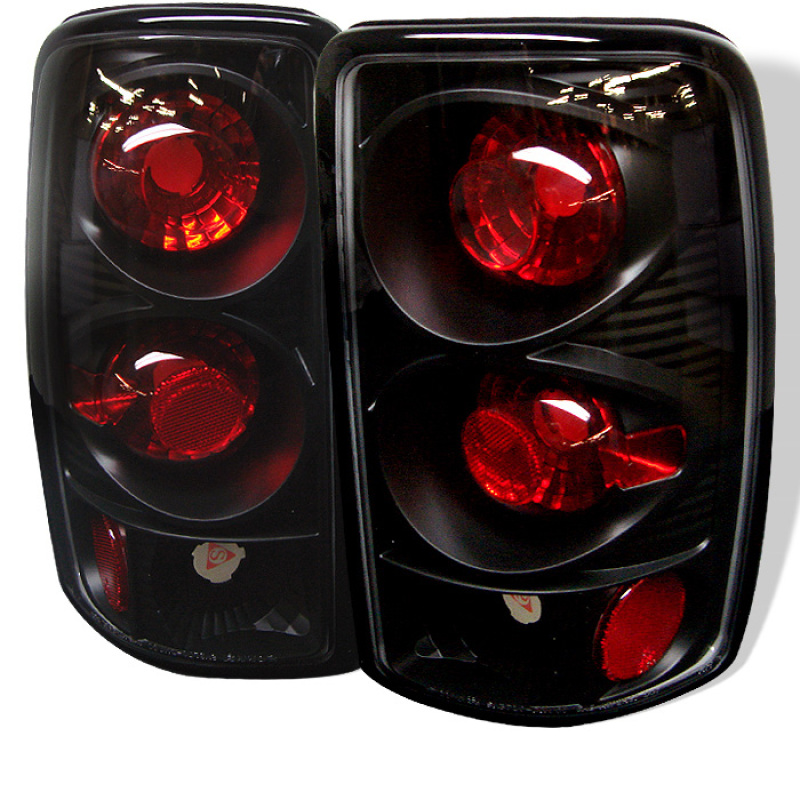 Chevrolet Tahoe Tail Lights - SPYDER - Euro Style - Black - `00-`06 Chevrolet Tahoe Tail Lights - SPYDER - Euro Style - Black - `00-`06