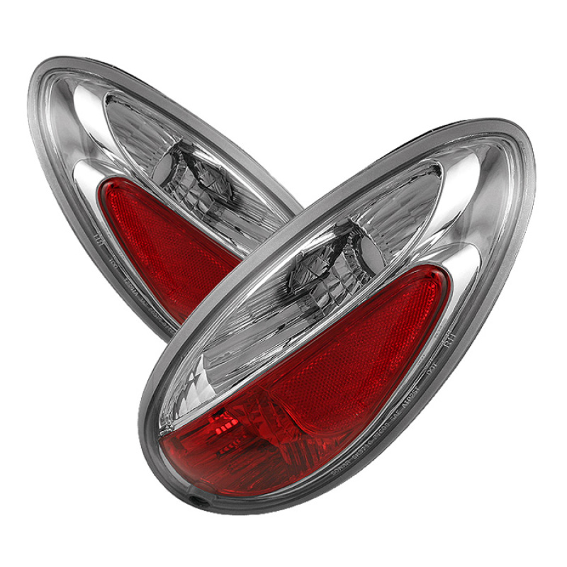Chrysler PT Cruiser Euro Tail Lights - SPYDER - Euro Style - Chrome - `01-`05
