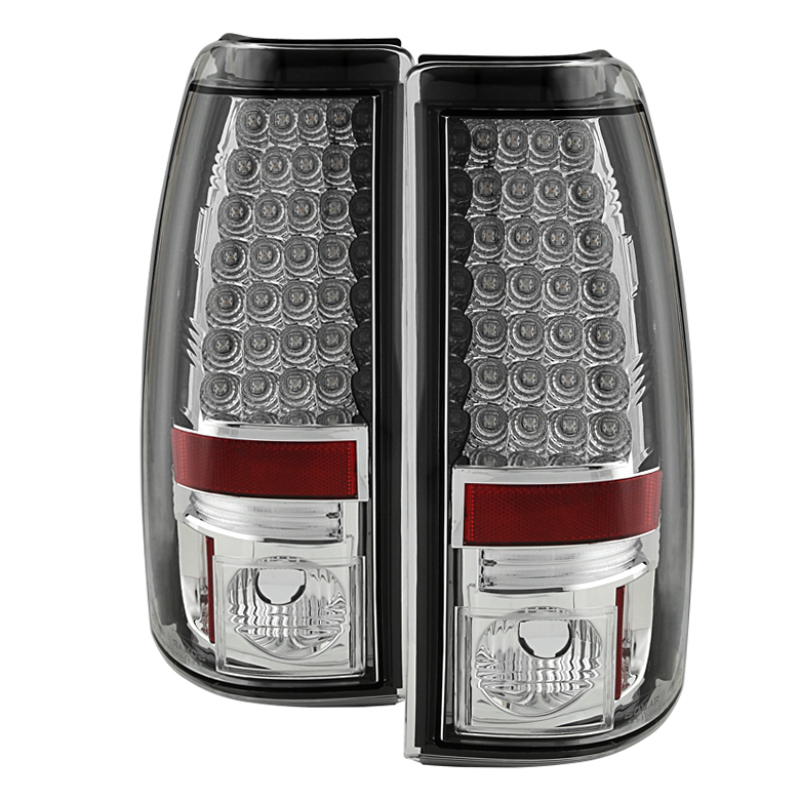 Chevrolet Silverado 2500 LED Tail Lights - Rear - SPYDER - Chrome - `03-`06