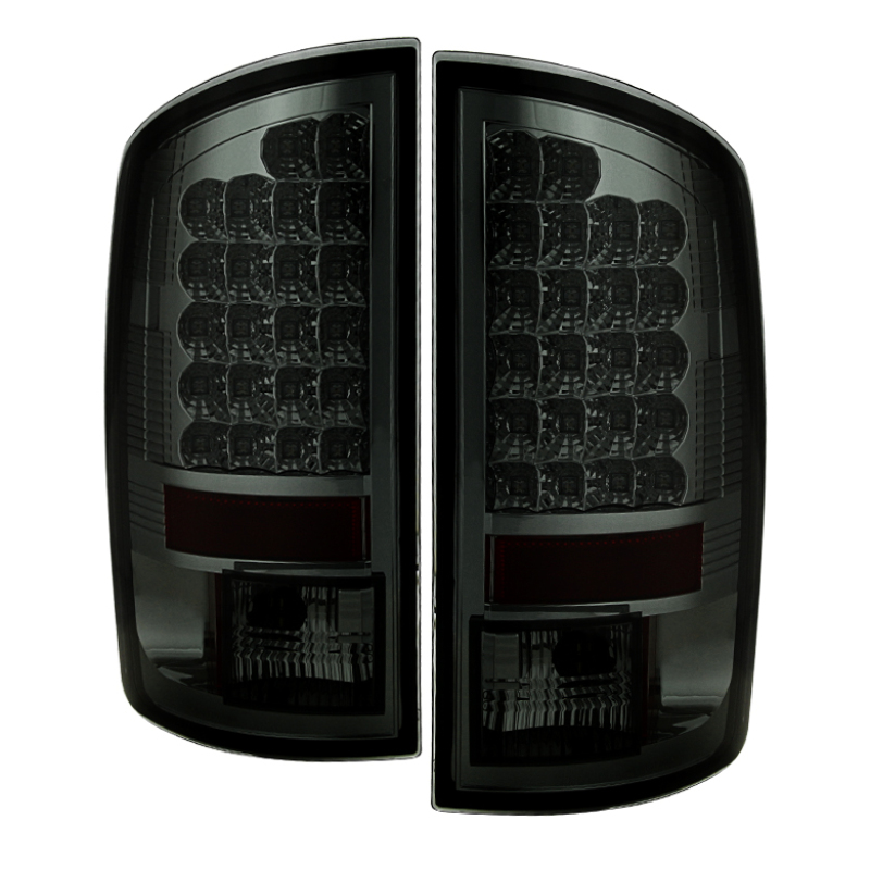 Ram 3500 Tail Lights - Rear - SPYDER - LED - Smoke - `07-`09