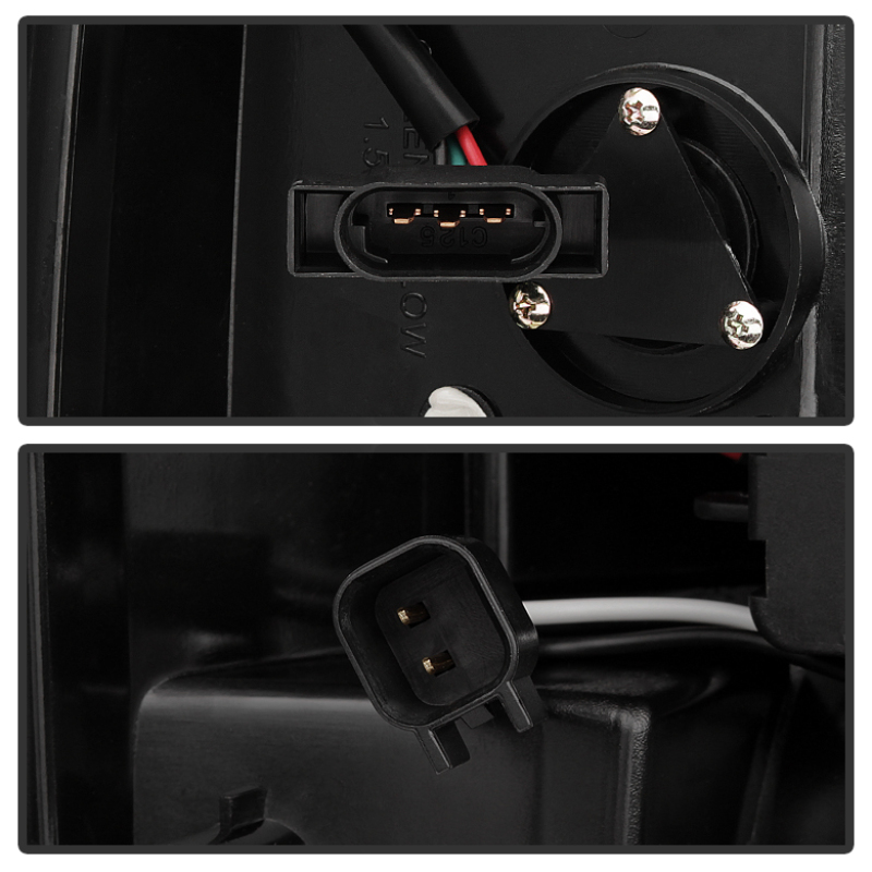 Ram 3500 Tail Lights - Rear - SPYDER - LED - Smoke - `07-`09