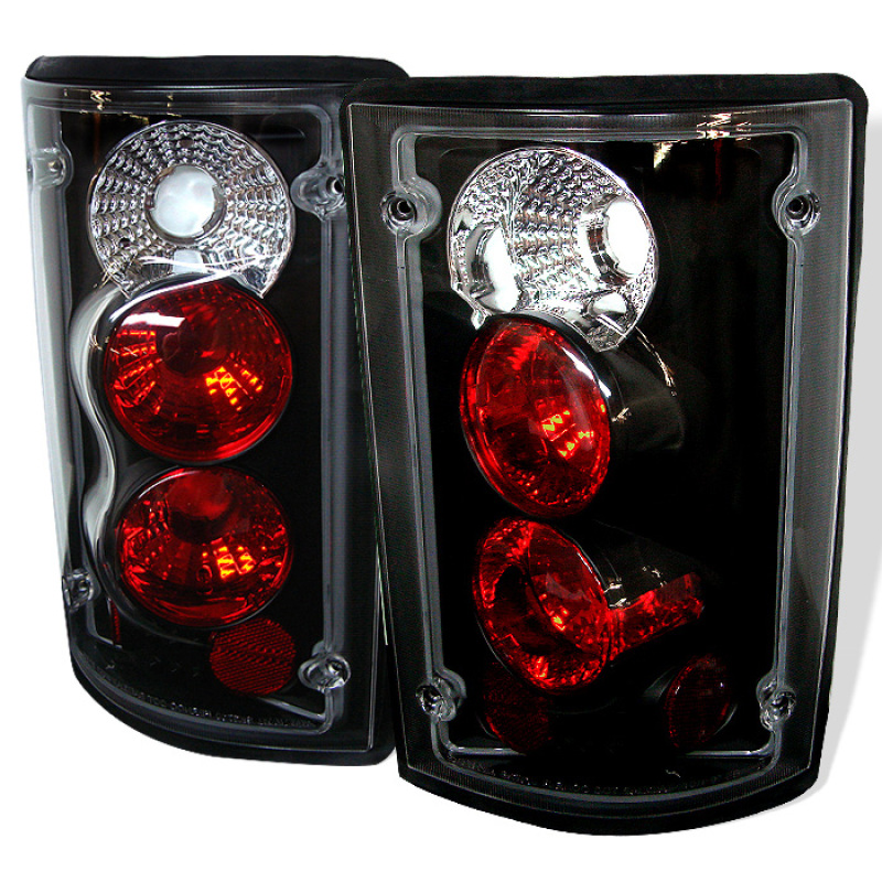 Ford Excursion Tail Lights - SPYDER - Euro Style - Black - `00-`06 Ford Excursion Tail Lights - SPYDER - Euro Style - Black - `00-`06