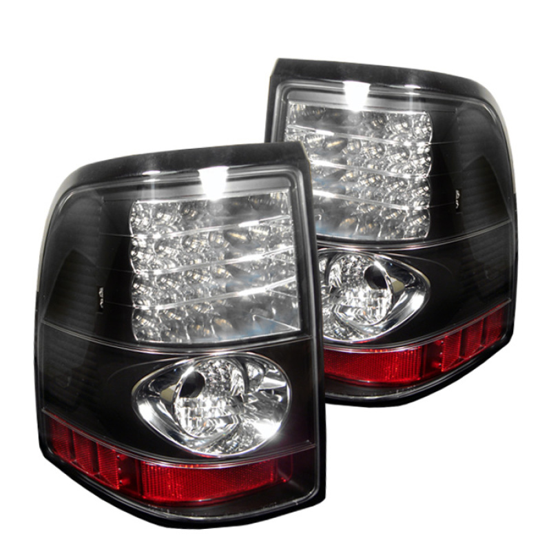 Ford Explorer LED Tail Lights - SPYDER - Black - `02-`05 Ford Explorer LED Tail Lights - SPYDER - Black - `02-`05