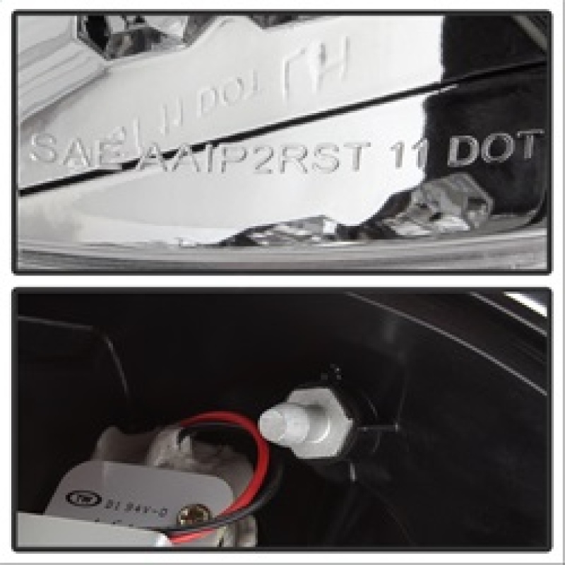 Ford F150 Tail Lights - SPYDER - LED - Chrome - `97-`03