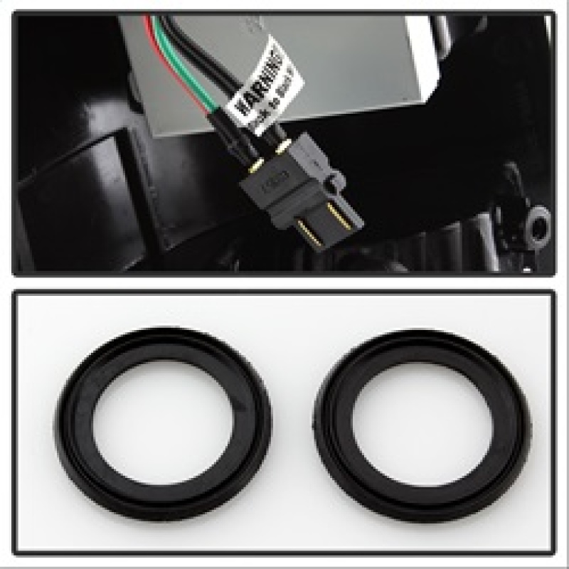 Ford F150 Tail Lights - SPYDER - LED - Chrome - `97-`03