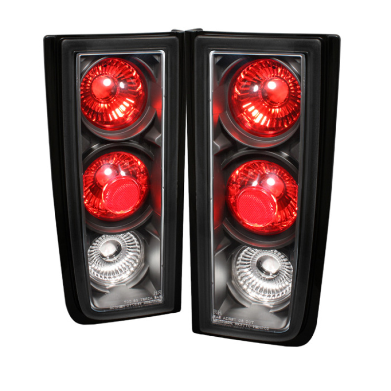 Hummer H2 Tail Lights - SPYDER - Euro Style - Black - `01-`05 Hummer H2 Tail Lights - SPYDER - Euro Style - Black - `01-`05