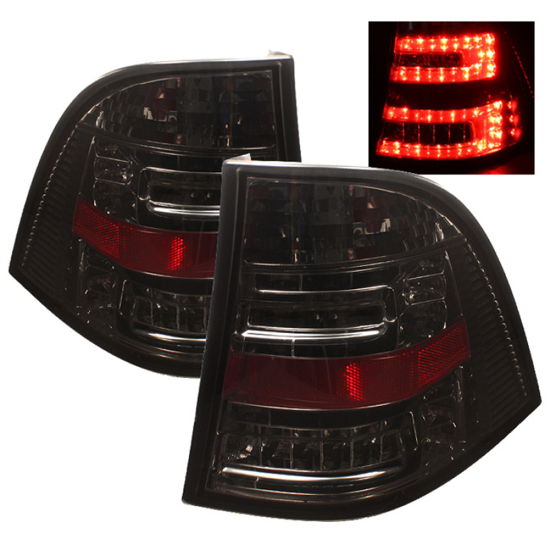 Mercedes-Benz M-Class LED Tail Lights - SPYDER - Smoke - `98-`05 Mercedes-Benz M-Class LED Tail Lights - SPYDER - Smoke - `98-`05