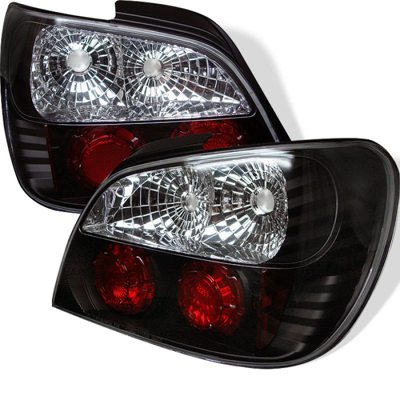 Subaru Impreza Tail Lights - SPYDER - Euro Style - Black - `02-`03 Subaru Impreza Tail Lights - SPYDER - Euro Style - Black - `02-`03