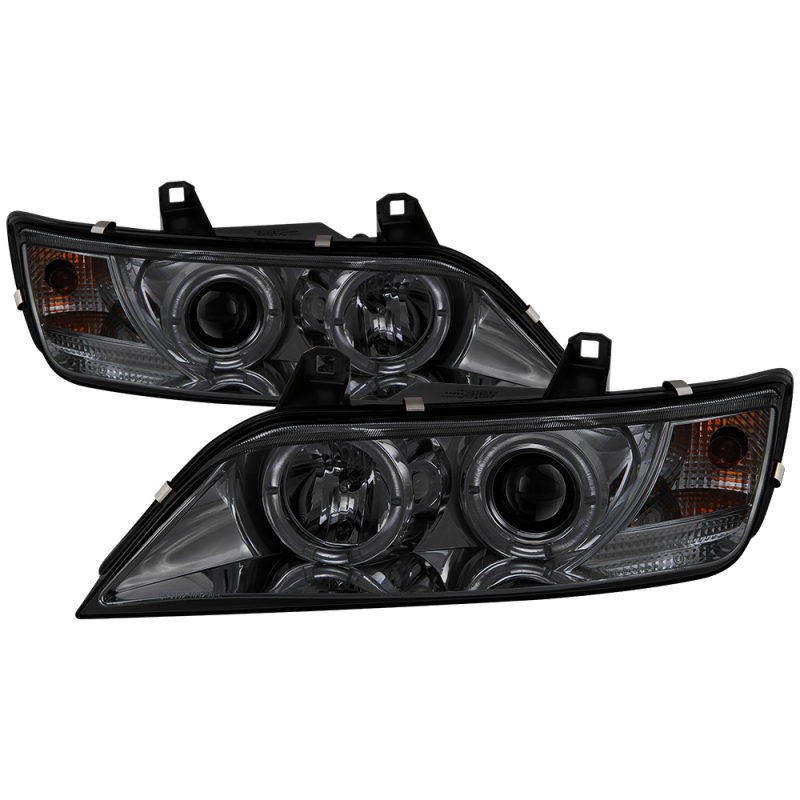 BMW Z3 Headlights - SPYDER - Projector, LED Halo - Smoke - `96-`02