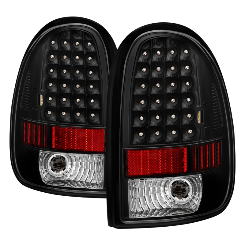 Plymouth Grand Voyager Tail Lights - Rear - SPYDER - xTune LED - Black - `96-`00 Plymouth Grand Voyager Tail Lights - Rear - SPYDER - xTune LED - Black - `96-`00