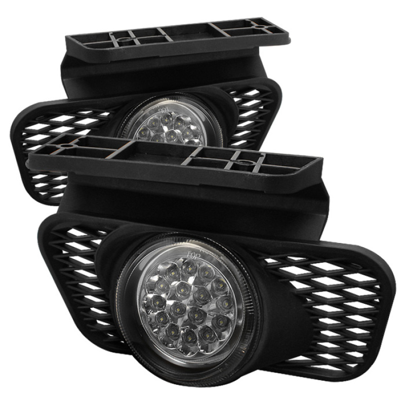 Chevrolet Silverado Fog Lights - SPYDER - LED w/Switch - Clear - `03-`06