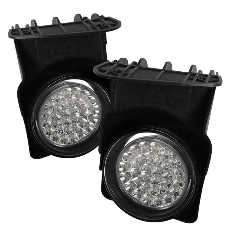 GMC Sierra 2500 Fog Lights - SPYDER - LED w/Switch - Clear - `03-`06