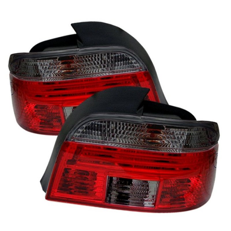 BMW 5 Series Tail Lights - SPYDER - ALT-CI-BE3997-RSM - Red Smoke - `97-`00