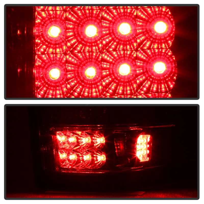 Ford F-150 Tail Lights - Rear - SPYDER - xTune LED - Red/Clear - `04-`08