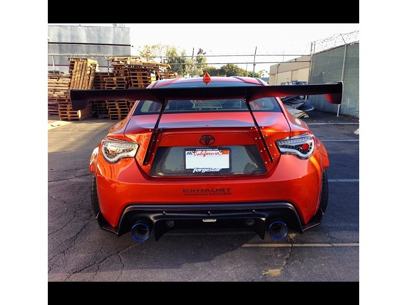 Scion FRS Tail Lights - Rear - SPYDER - LED, Light Bar - Black - `12-`14