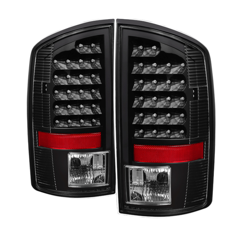 Dodge Ram 3500 Tail Lights - Rear - SPYDER - xTune LED - Black Housing, Clear Lens - `03-`06 Dodge Ram 3500 Tail Lights - Rear - SPYDER - xTune LED - Black Housing, Clear Lens - `03-`06