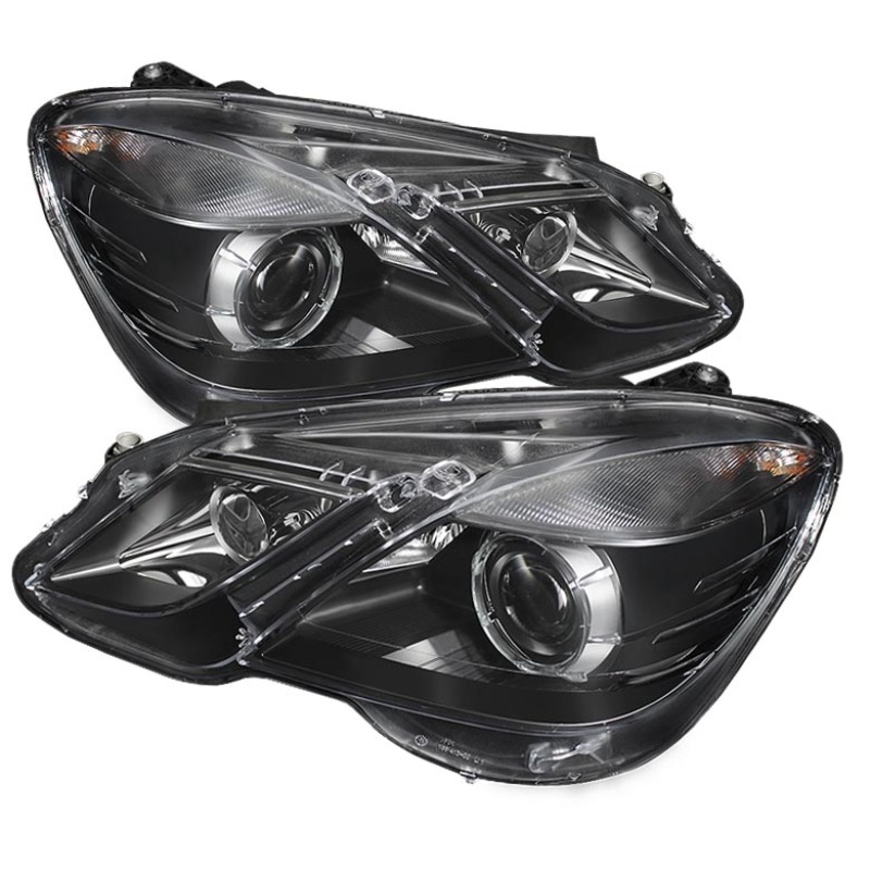 Mercedes-Benz E-Class Headlights - Front - SPYDER - xTune OE Projector, AFS, HID Fit - Black - `10-`12 Mercedes-Benz E-Class Headlights - Front - SPYDER - xTune OE Projector, AFS, HID Fit - Black - `10-`12