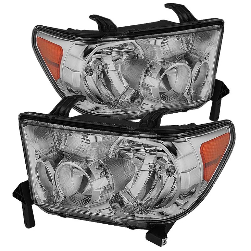 Toyota Tundra Headlights - Front - SPYDER - xTune OEM Style - Chrome - `07-`13