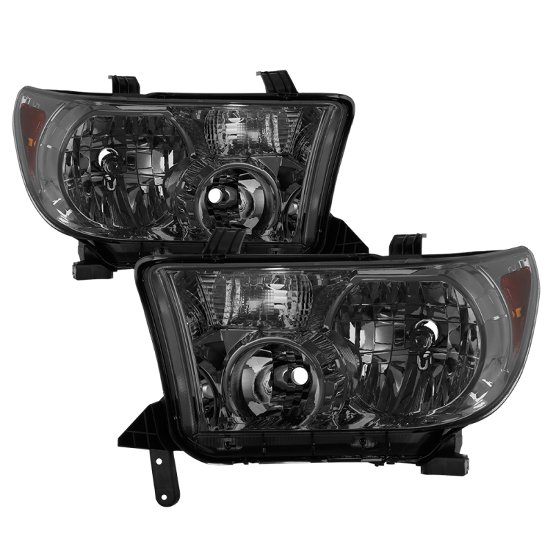 Toyota Sequoia Headlights - Front - SPYDER - xTune OEM Style - Smoked - `08-`13 Toyota Sequoia Headlights - Front - SPYDER - xTune OEM Style - Smoked - `08-`13