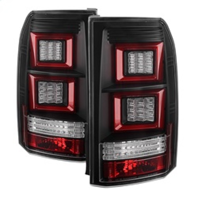 Land Rover LR3 LED Tail Lights - Rear - SPYDER - Light Bar LED, Black Housing - Black - `05-`09 Land Rover LR3 LED Tail Lights - Rear - SPYDER - Light Bar LED, Black Housing - Black - `05-`09