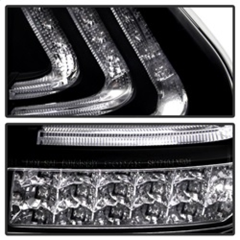 Lexus RX350 LED Tail Lights - SPYDER - Black - `04-`09