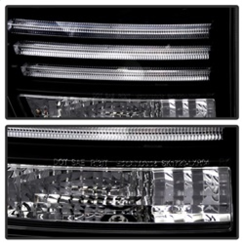 Lexus RX350 LED Tail Lights - SPYDER - Black - `04-`09