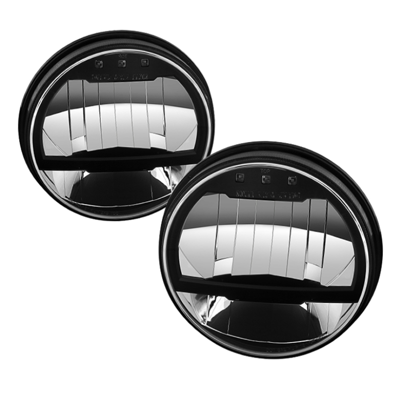 Jeep Wrangler Headlights - SPYDER - Crystal - Black Clear - `07-`15 Jeep Wrangler Headlights - SPYDER - Crystal - Black Clear - `07-`15