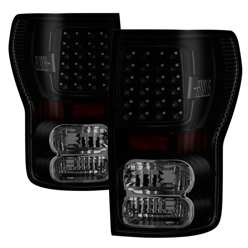 Toyota Tundra Tail Lights - Rear - SPYDER - xTune LED - Black Smoke - `07-`13