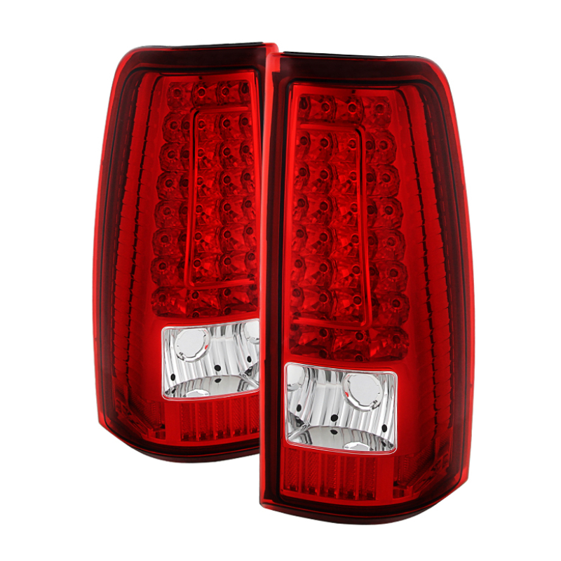 Chevrolet Silverado 1500 Tail Lights - Rear - SPYDER - xTune Version 2 LED - Red Clear - `99-`02 Chevrolet Silverado 1500 Tail Lights - Rear - SPYDER - xTune Version 2 LED - Red Clear - `99-`02