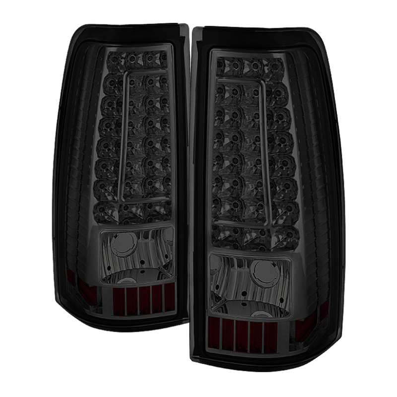 Chevrolet Silverado 3500 Tail Lights - Rear - SPYDER - xTune C-Shape LED G2 - Smoke - `03-`06 Chevrolet Silverado 3500 Tail Lights - Rear - SPYDER - xTune C-Shape LED G2 - Smoke - `03-`06