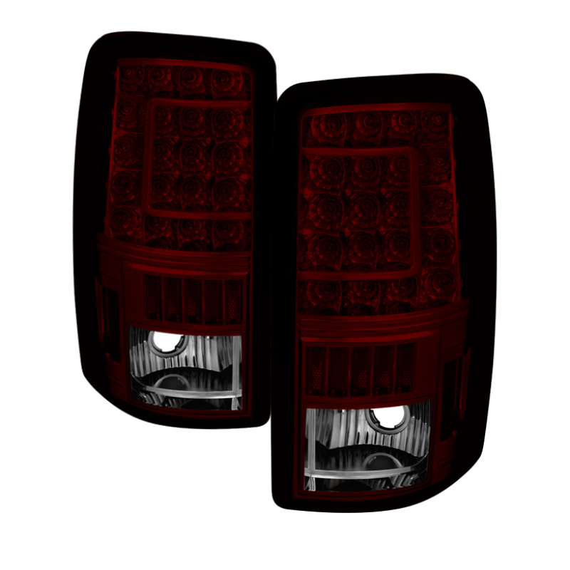 GMC Yukon XL Tail Lights - Rear - SPYDER - xTune Version 2 C-Shape LED - Red Smoke - `01-`06 GMC Yukon XL Tail Lights - Rear - SPYDER - xTune Version 2 C-Shape LED - Red Smoke - `01-`06