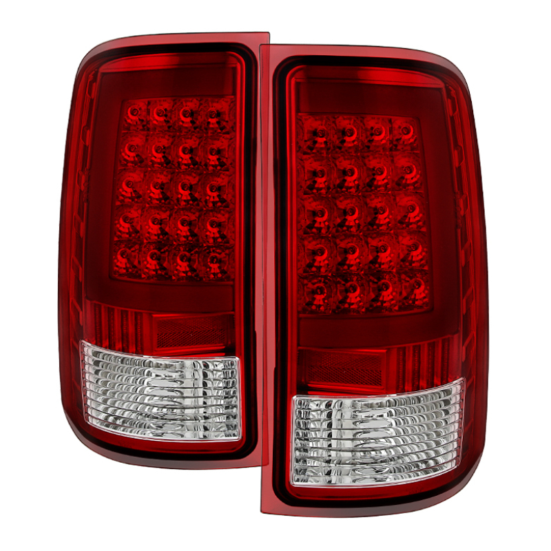 GMC Sierra Tail Lights - Rear - SPYDER - xTune LED G2 - Red/Clear - `07-`13 GMC Sierra Tail Lights - Rear - SPYDER - xTune LED G2 - Red/Clear - `07-`13