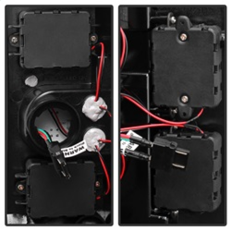 Chevrolet Silverado LED Tail Lights - SPYDER - Version 2 - Black - `07-`13