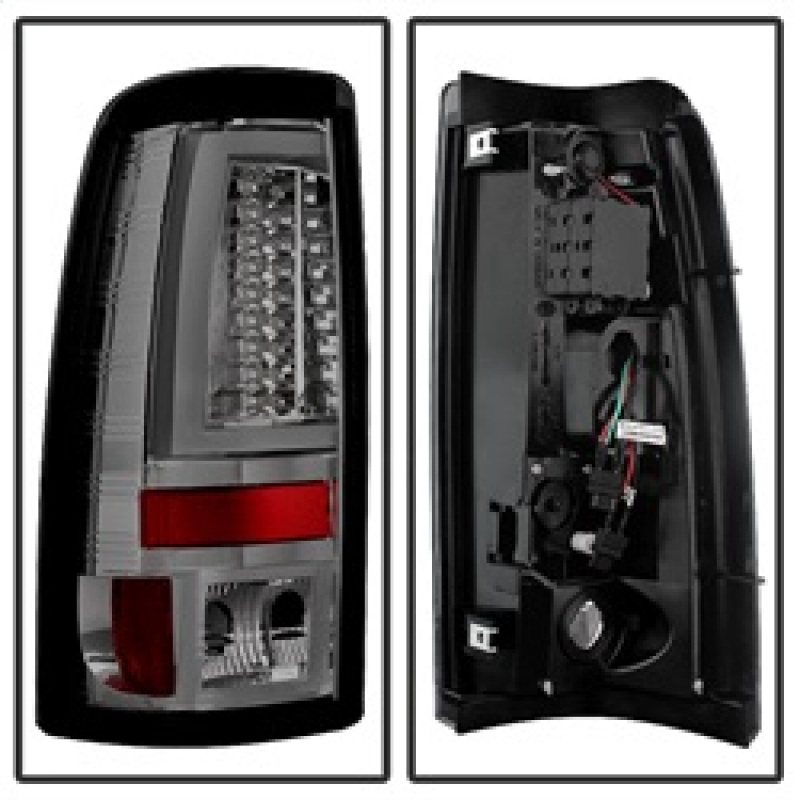 Chevrolet Silverado 1500 LED Tail Lights - SPYDER - Version 2 - Smoke - `99-`02
