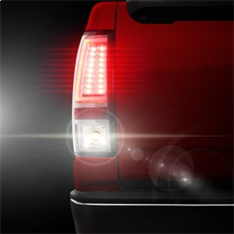 Chevrolet Silverado 2500 LED Tail Lights - SPYDER - Version 2 - Chrome - `03-`06
