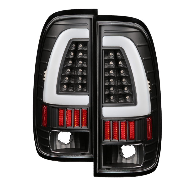Ford F150 Styleside Tail Lights - SPYDER - xTune Light Bar LED - Black - `97-`03 Ford F150 Styleside Tail Lights - SPYDER - xTune Light Bar LED - Black - `97-`03
