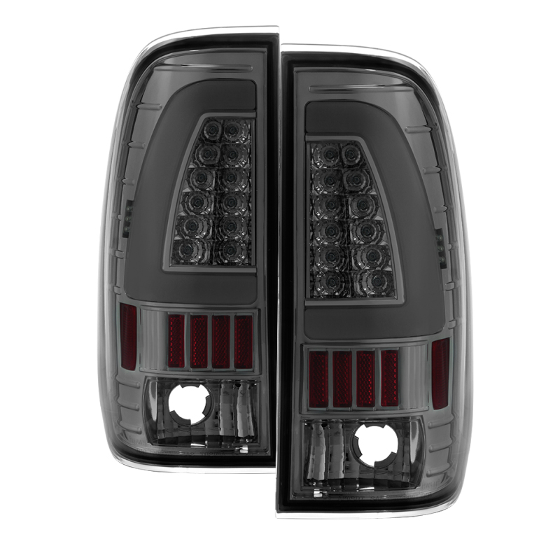 Ford F150 Styleside Tail Lights - SPYDER - Light Bar LED - Smoke - `97-`03 Ford F150 Styleside Tail Lights - SPYDER - Light Bar LED - Smoke - `97-`03