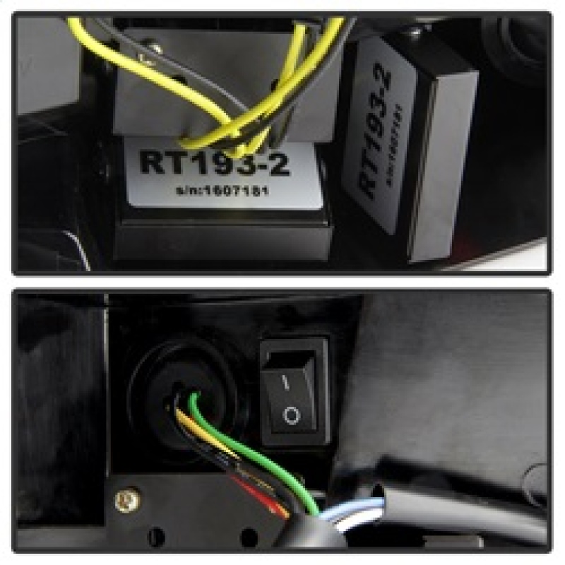 Porsche Cayman LED Tail Lights - Rear - SPYDER - Red Clear - `06-`08